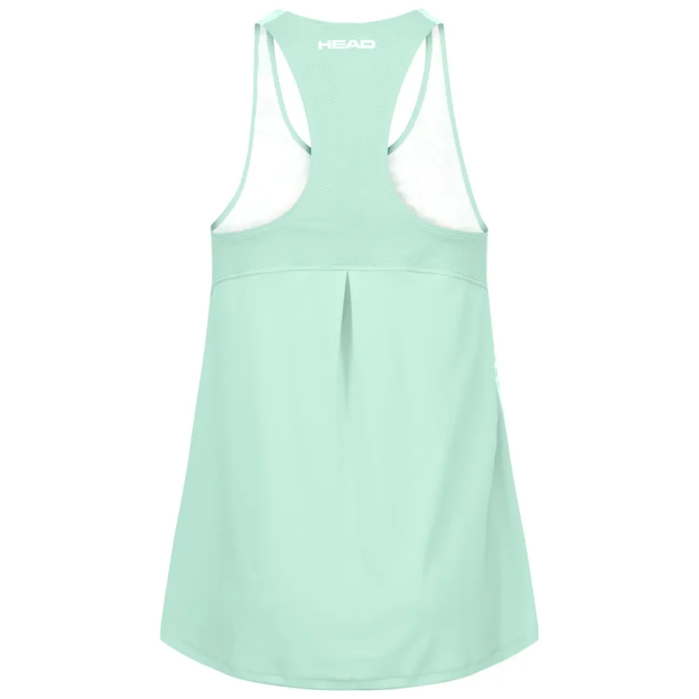 Head Women's Agility Tech Tank Top Pastel Green Print Vision Image 2