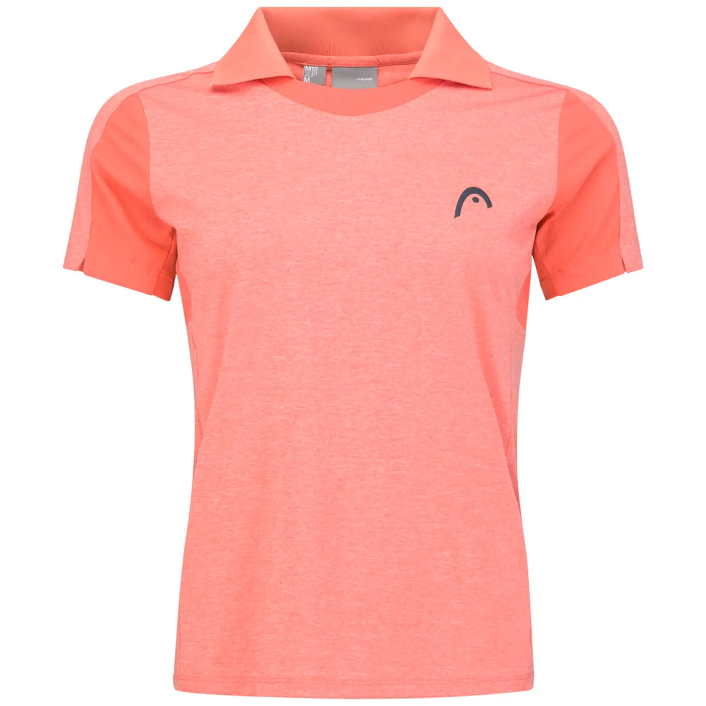Head Women's Padel Tech Polo Shirt Coral Image 1 Head Women's Padel Tech Polo Shirt Coral Image 1