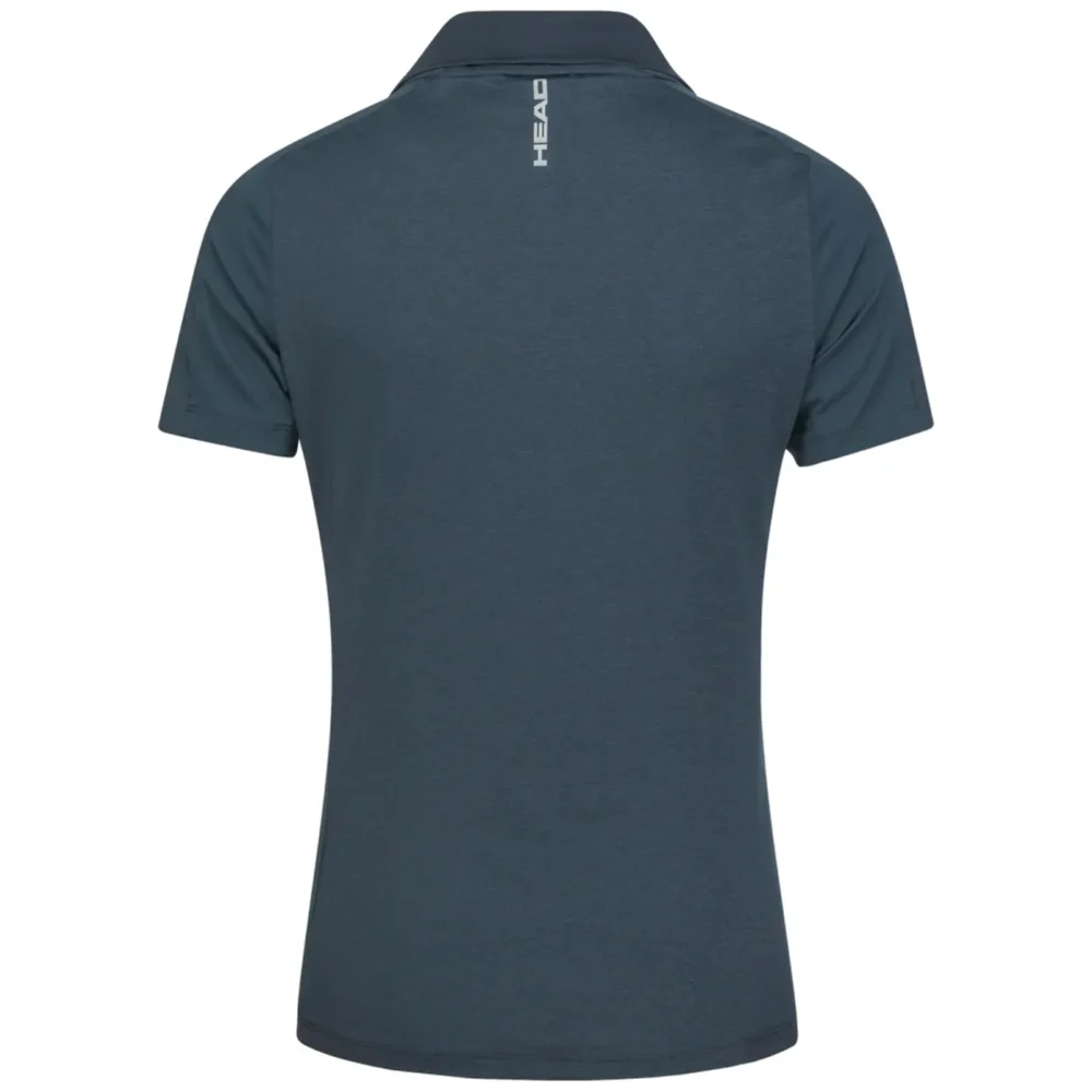 Head Women's Padel Tech Polo Shirt Navy Image 2