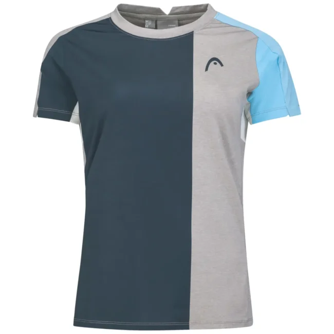 Head Women's TECH padel T-SHIRT 814553-GREL Grey Image 2