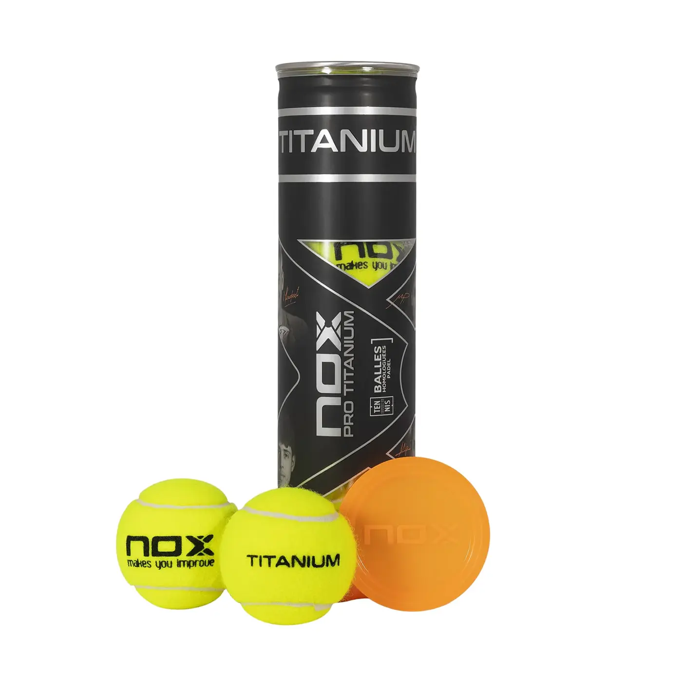 NOX Padel Balls Pro Titanium, Best Padel Balls NOX Padel Balls Pro Titanium, Best Padel Balls