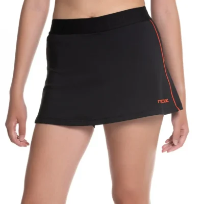 NOX Women's Padel Skort Black, Padel Skirt for women IMage 1