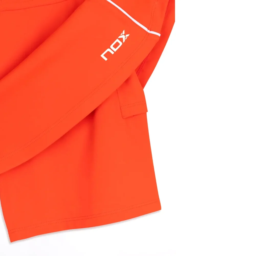 NOX Women's Padel Skort Orange, Padel Skirt for women Image 6