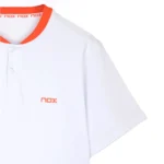Nox Team Regular Men’s Padel Polo Shirt WHITE Image 1