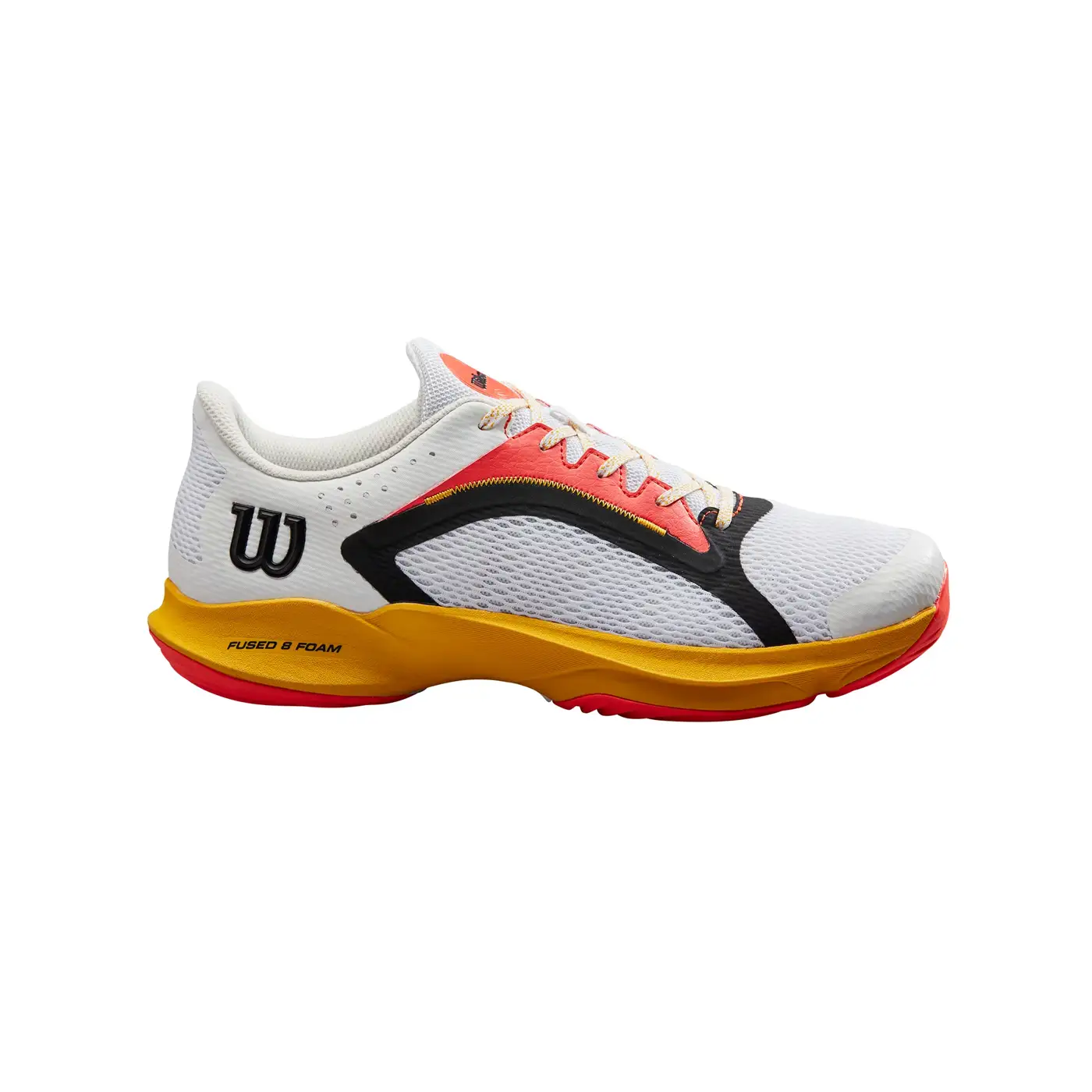 Wilson Hurakn 2.0 Men’s Padel Shoe WhiteOld Gold Wilson Hurakn 2.0 Men's Padel Shoes White/Old Gold - Image 1