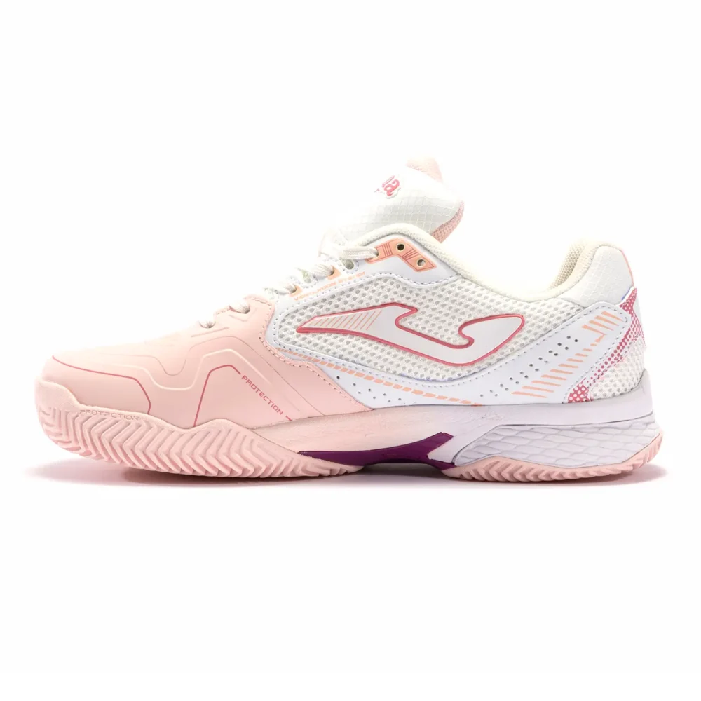 JOMA Set 22 Clay Woman's Padel Shoes Pink Beige, padel shoes for women image 2