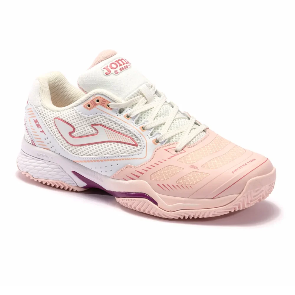 JOMA Set 22 Clay Woman's Padel Shoes Pink Beige, padel shoes for women image 5