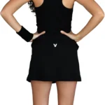 VOLT Padel Performance Skirt black v4, Women's Padel Skirt Image 1
