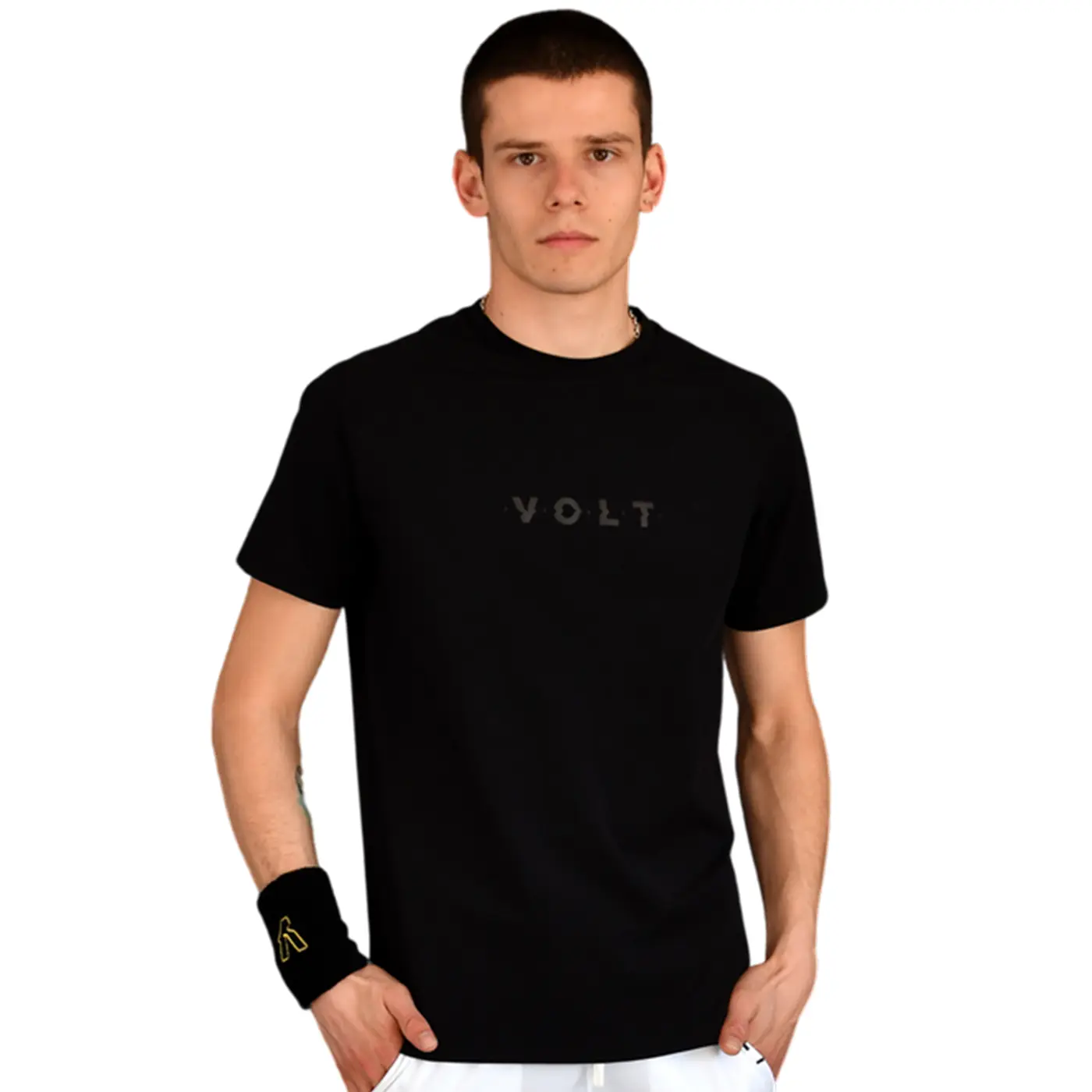 VOLT Padel Performance T-shirt black v4 Image 2 VOLT Padel Performance T-shirt black v4 Image 2