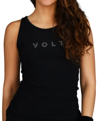 VOLT Padel Performance Top black women's Padel Top v4 image 3