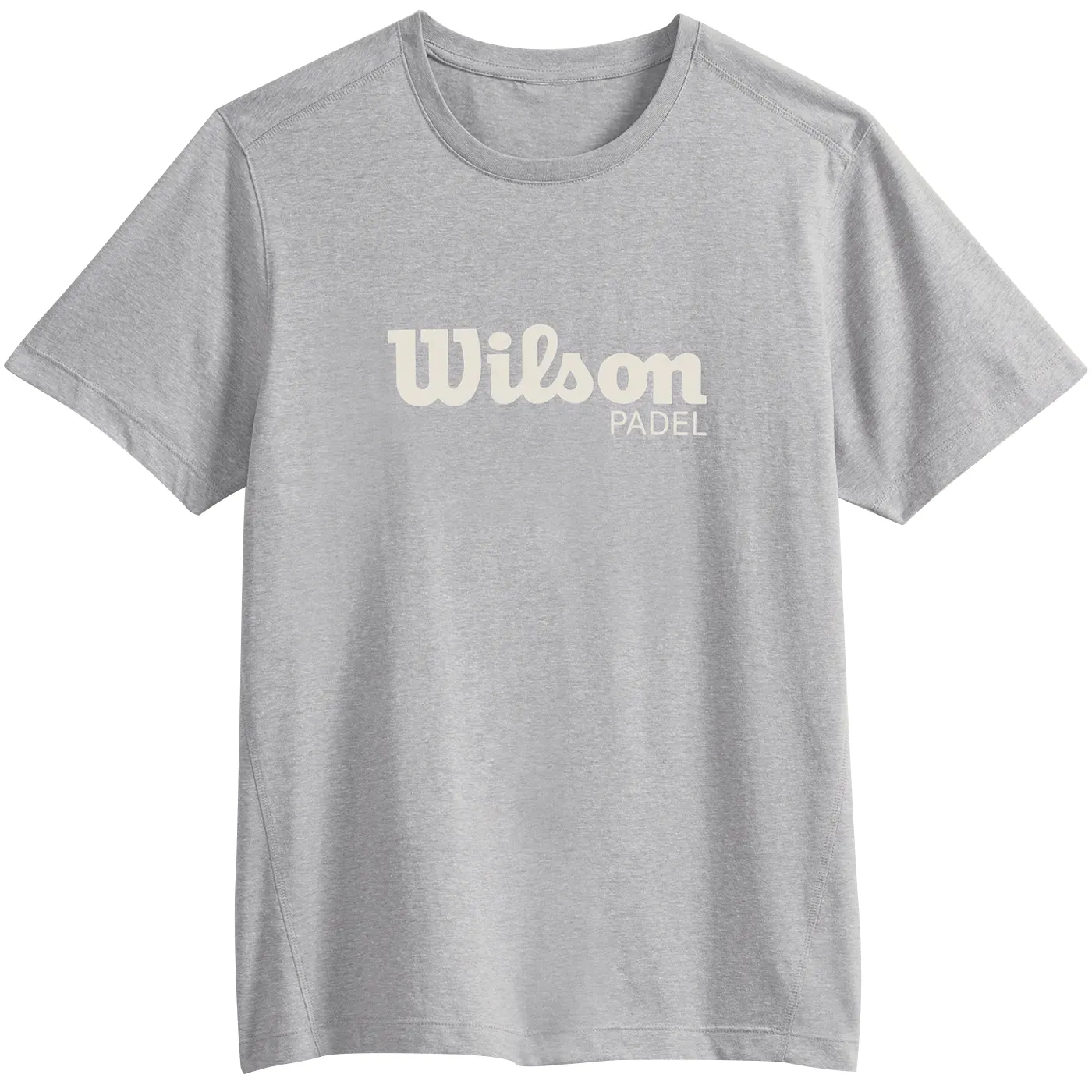 Wilson Graphic Padel Tee Heather Grey 01 Wilson Graphic Padel Tee Heather Grey 01
