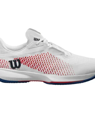 Wilson Kaos Swift 1.5 White Padel Shoes 001