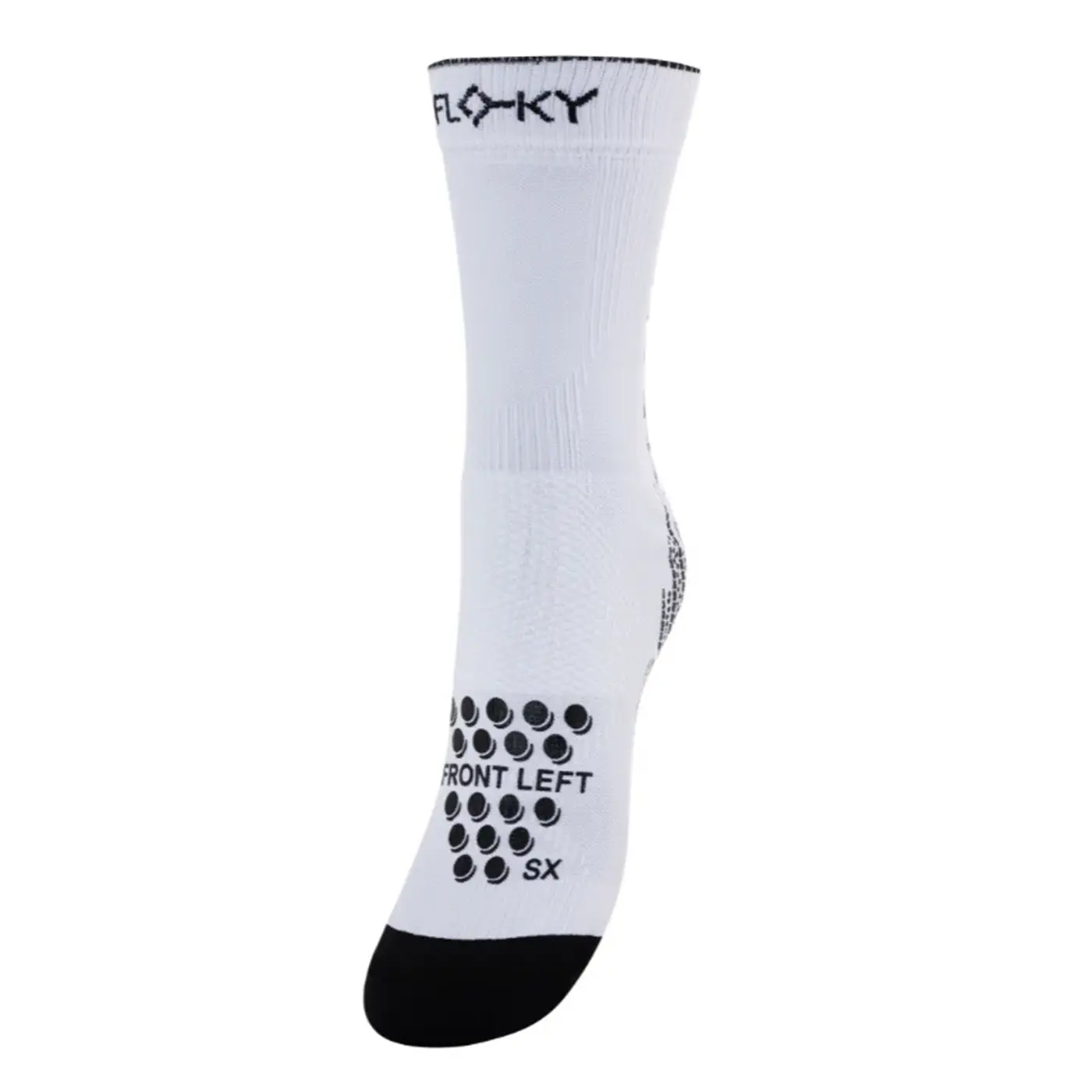 FLOKY Padel Socks S-mash White 01 FLOKY Padel Socks S-mash White 01