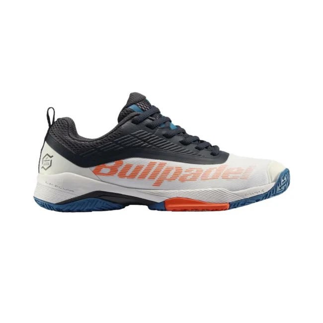BULLPADEL PERFORMANCE HYBRID 24V Men Padel Shoes WHITE BLUE NAVY image 1