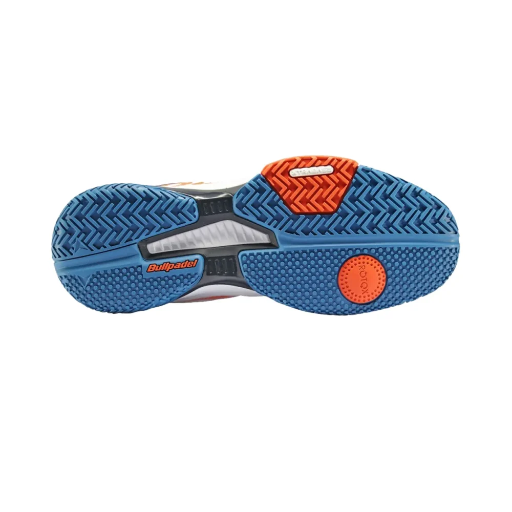 BULLPADEL PERFORMANCE HYBRID 24V Men Padel Shoes WHITE BLUE NAVY image 2