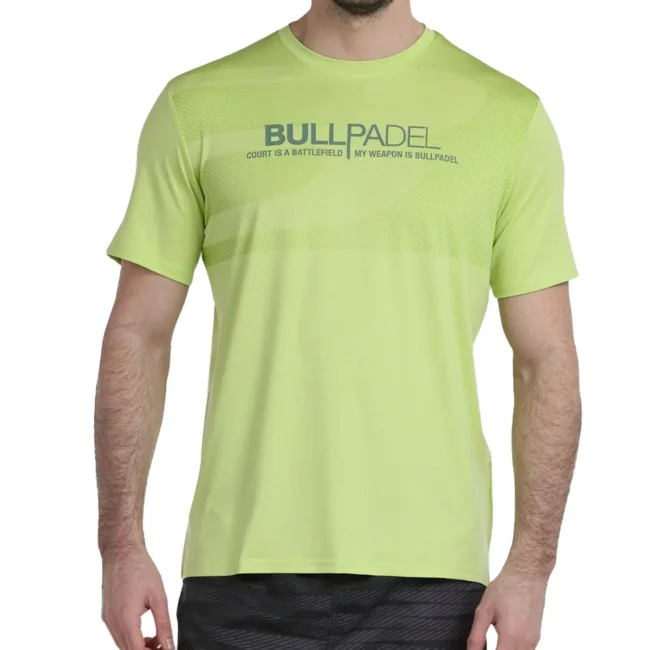 BULLPADEL T-Shirt Leteo Yellow Sulfur 2