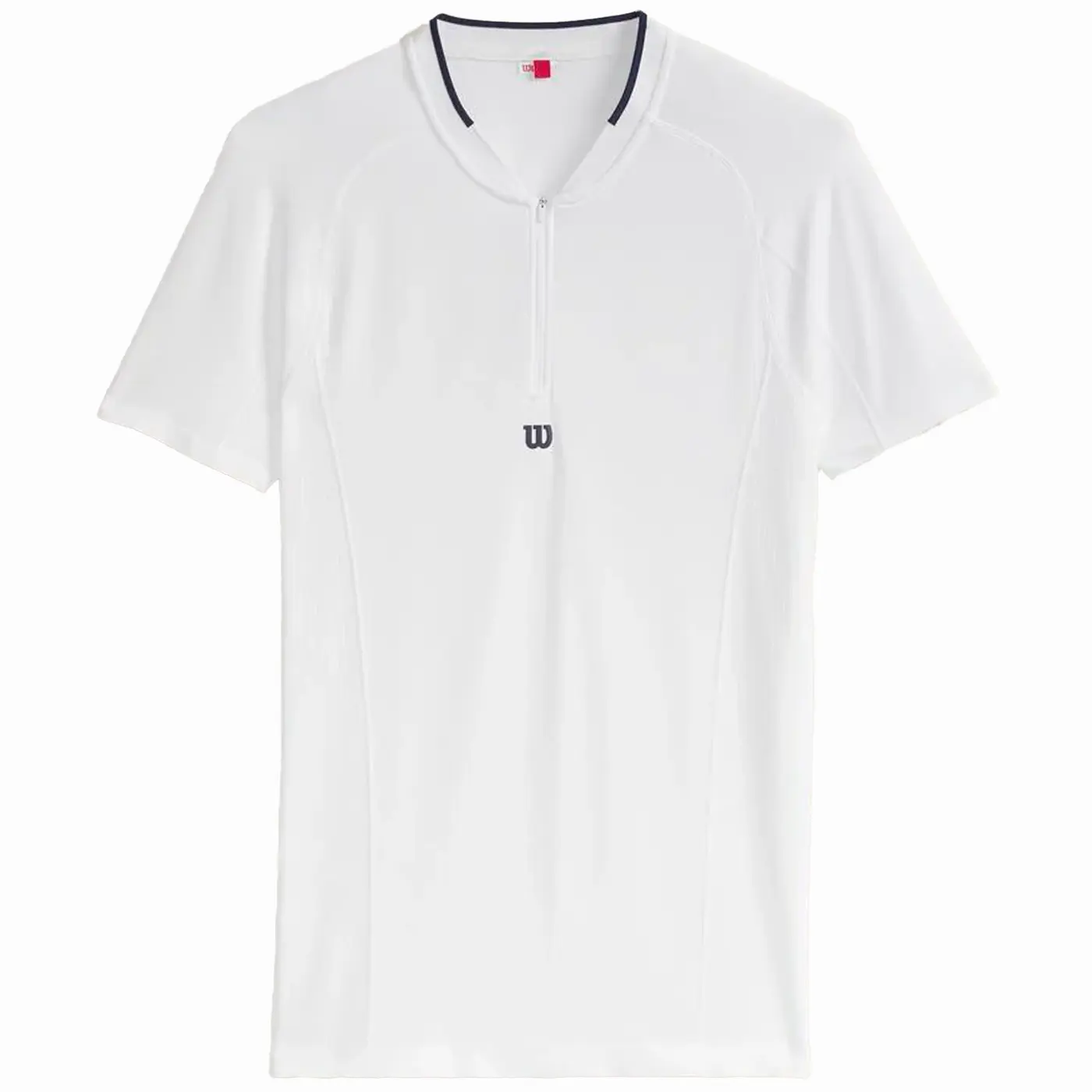 Wilson Padel Shirt Players Seamless Zip Henley 2.0 white image 16 Wilson Padel Shirt Players Seamless Zip Henley 2.0 white image 16