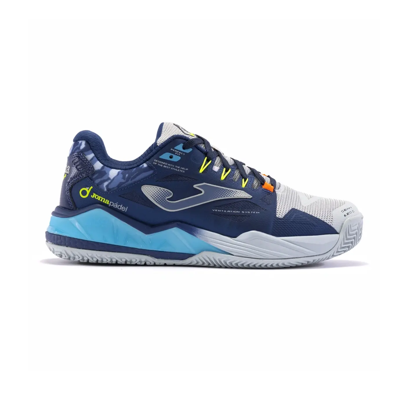 JOMA Spin Men's Padel Shoes 2405 Petroleum Blue 01 JOMA Spin Men's Padel Shoes 2405 Petroleum Blue 01
