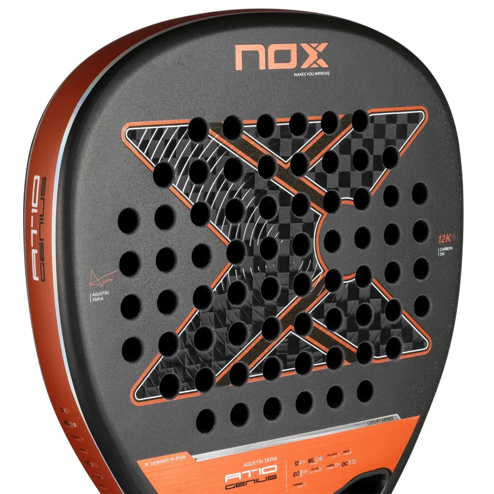NOX AT10 Attack 12K Alum Agustin Tapia Padel Racket - Image 9