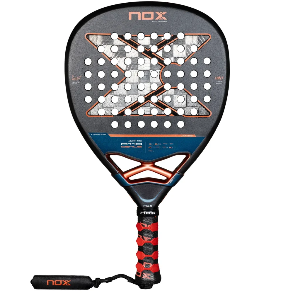 NOX AT10 Attack 18K Alum Agustin Tapia 2025 Padel Racket - Image 2