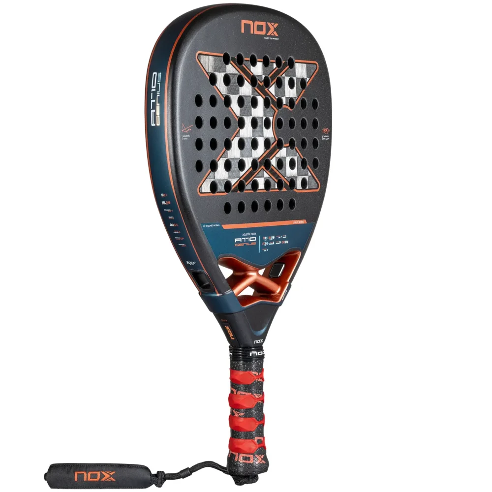 NOX AT10 Attack 18K Alum Agustin Tapia 2025 Padel Racket - Image 3