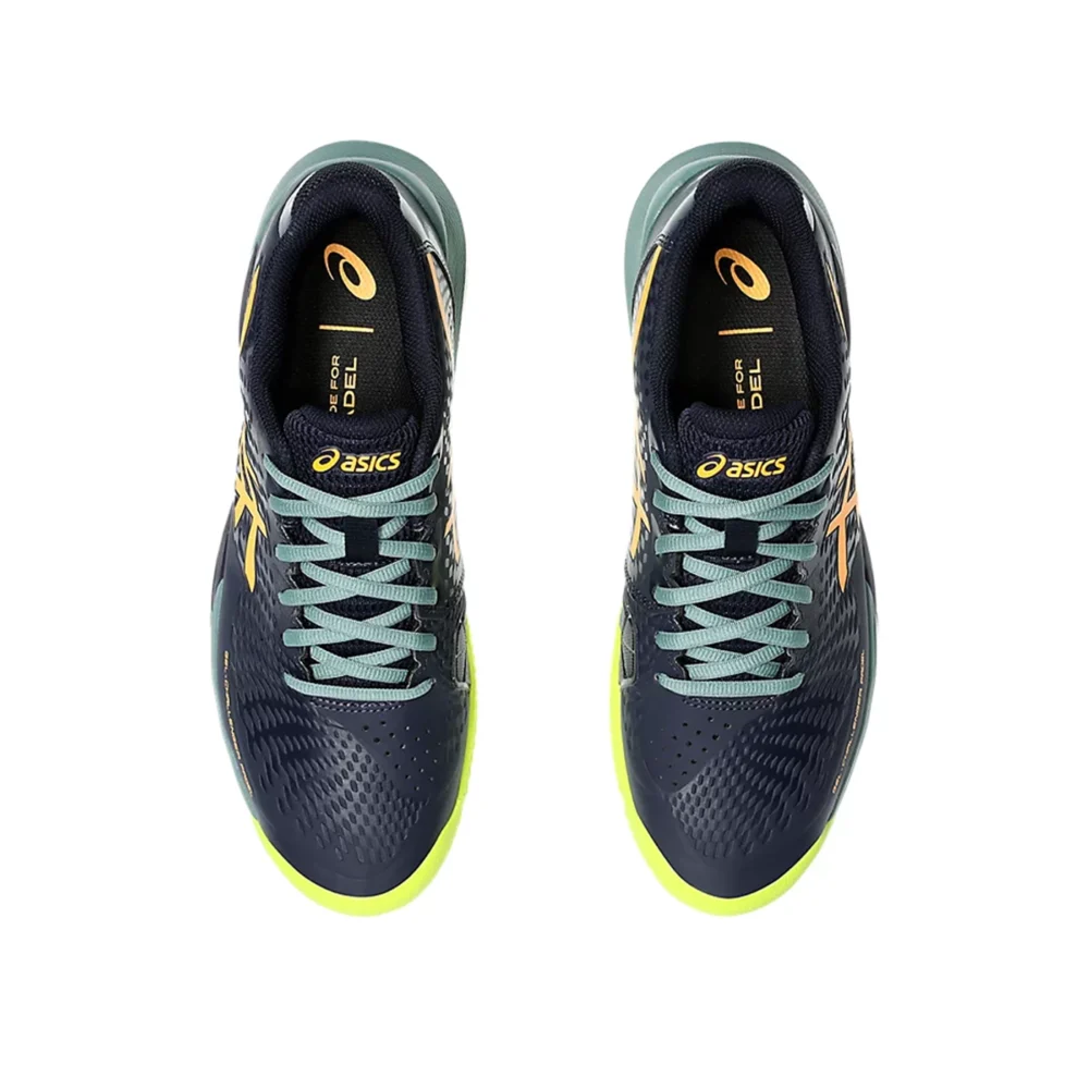 ASICS Gel Challenger 14 Padel Shoes Midnight Stadium Orange 06