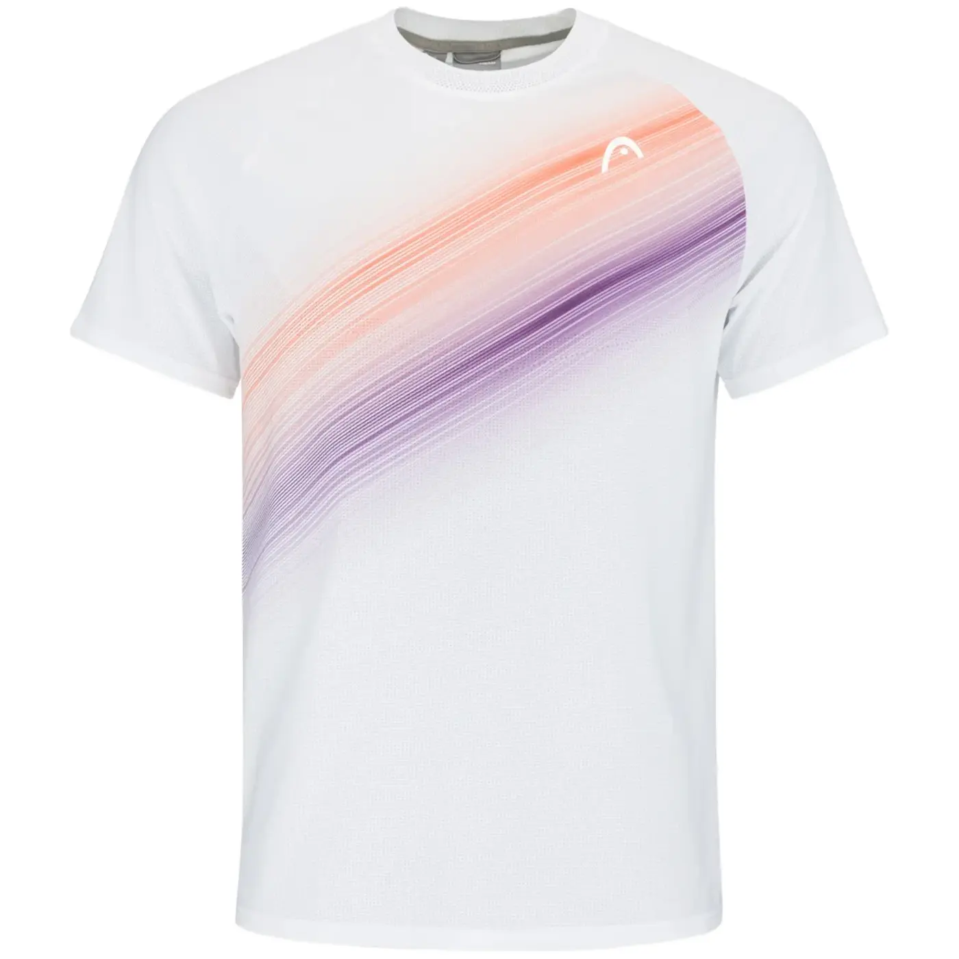 HEAD Performance Padel T-Shirt Men Printed White0 HEAD Performance Padel T-Shirt Men Printed White0