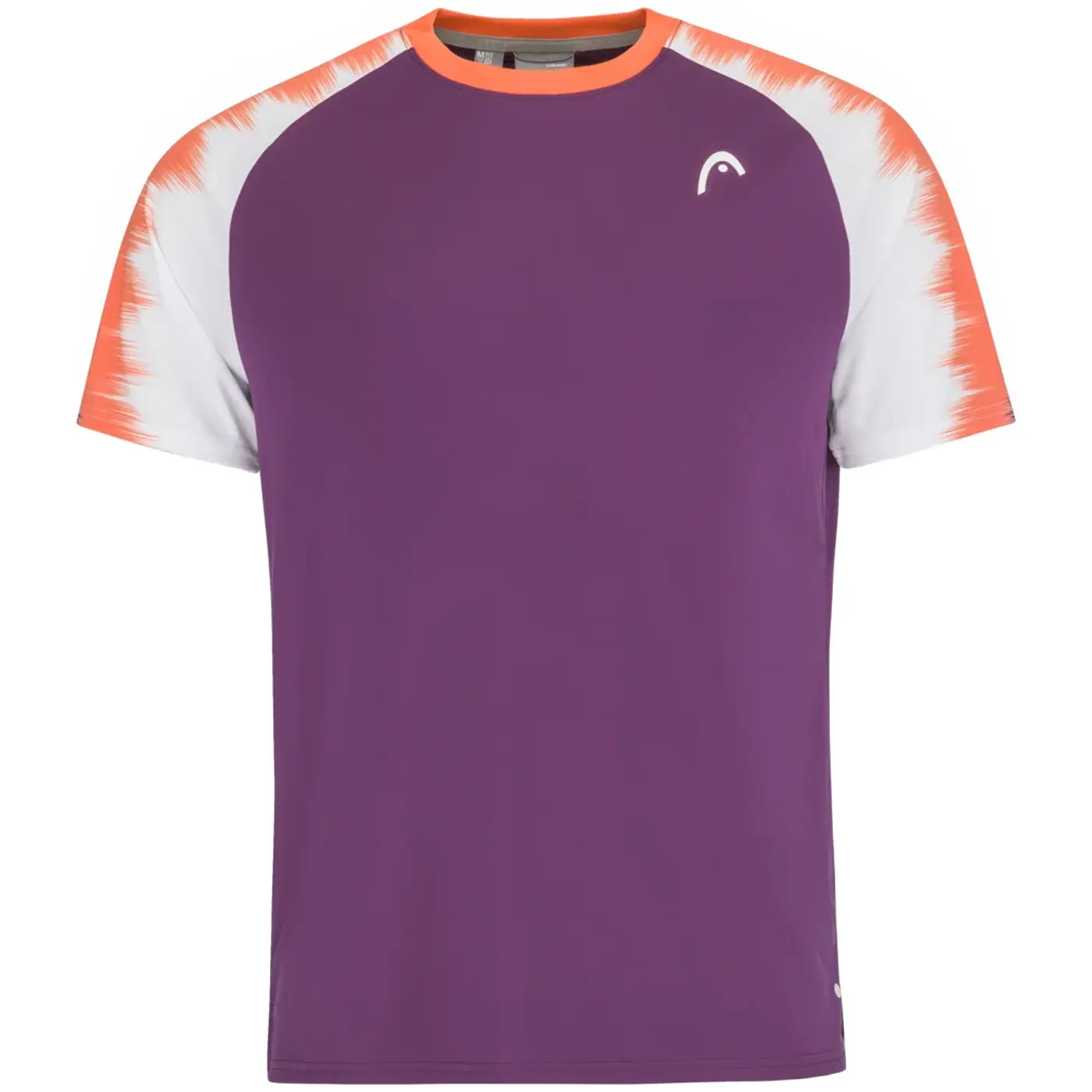 HEAD Performance Topspin Padel T-Shirt Men Lilac Print Vision 01 HEAD Performance Topspin Padel T-Shirt Men Lilac Print Vision 01
