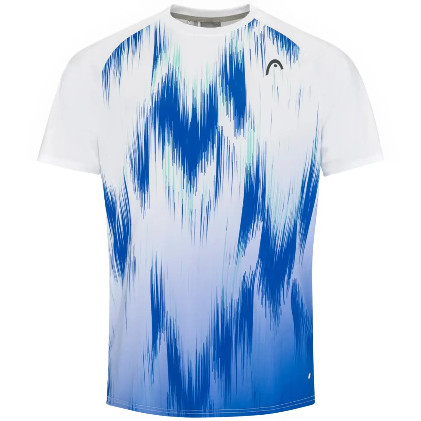 HEAD Performance Topspin Padel T-Shirt Men White Print Vision HEAD Performance Topspin Padel T-Shirt Men White Print Vision