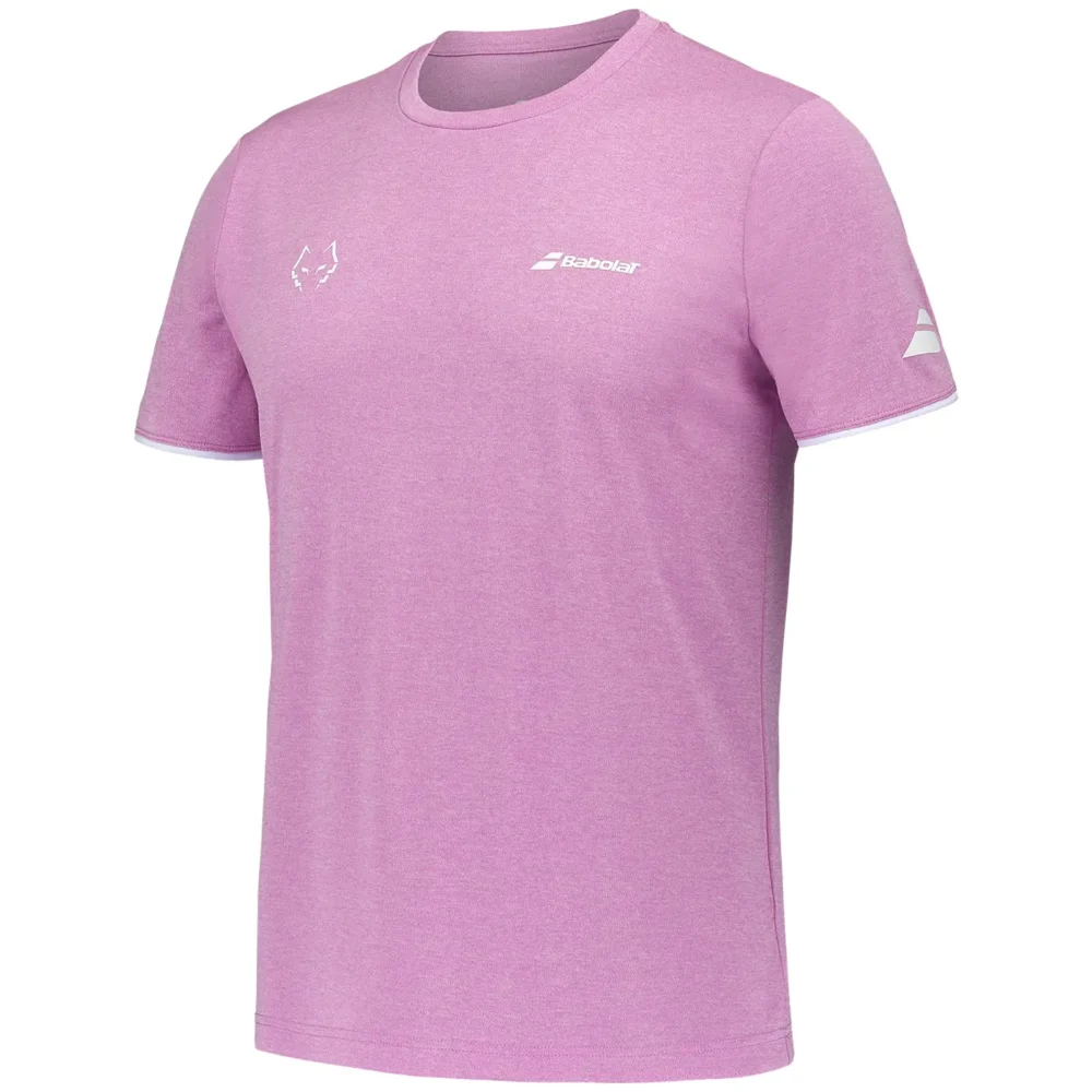 BABOLAT Padel Crew Neck Tee Juan Lebrón Men Pink 02