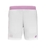BABOLAT Padel Shorts Juan Lebron White Pink 011