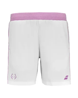BABOLAT Padel Shorts Juan Lebron White Pink 011