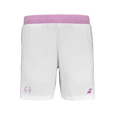 BABOLAT Padel Shorts Juan Lebron White Pink 011