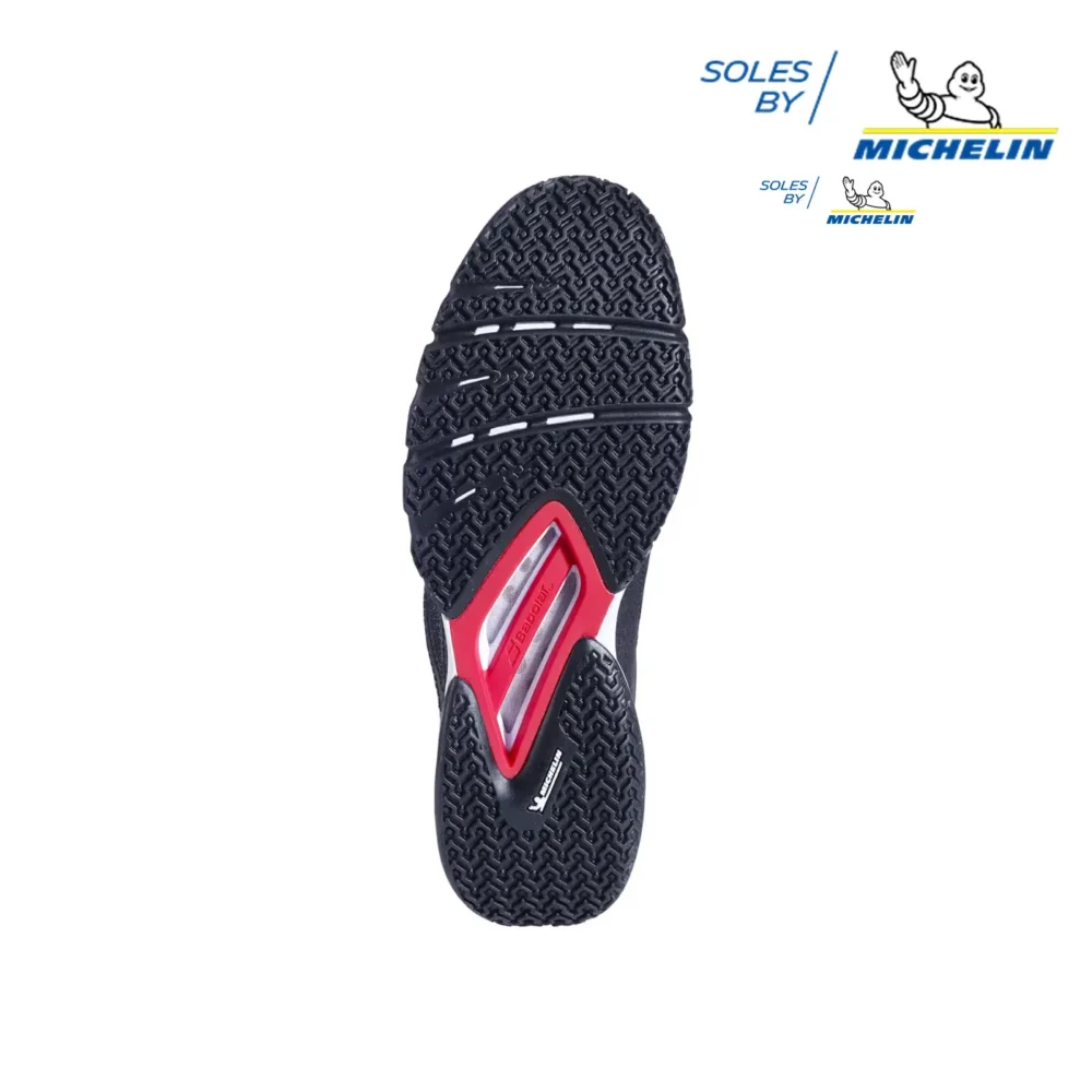 BABOLAT Jet Premura 2 Men Padel Shoes Black Red 05