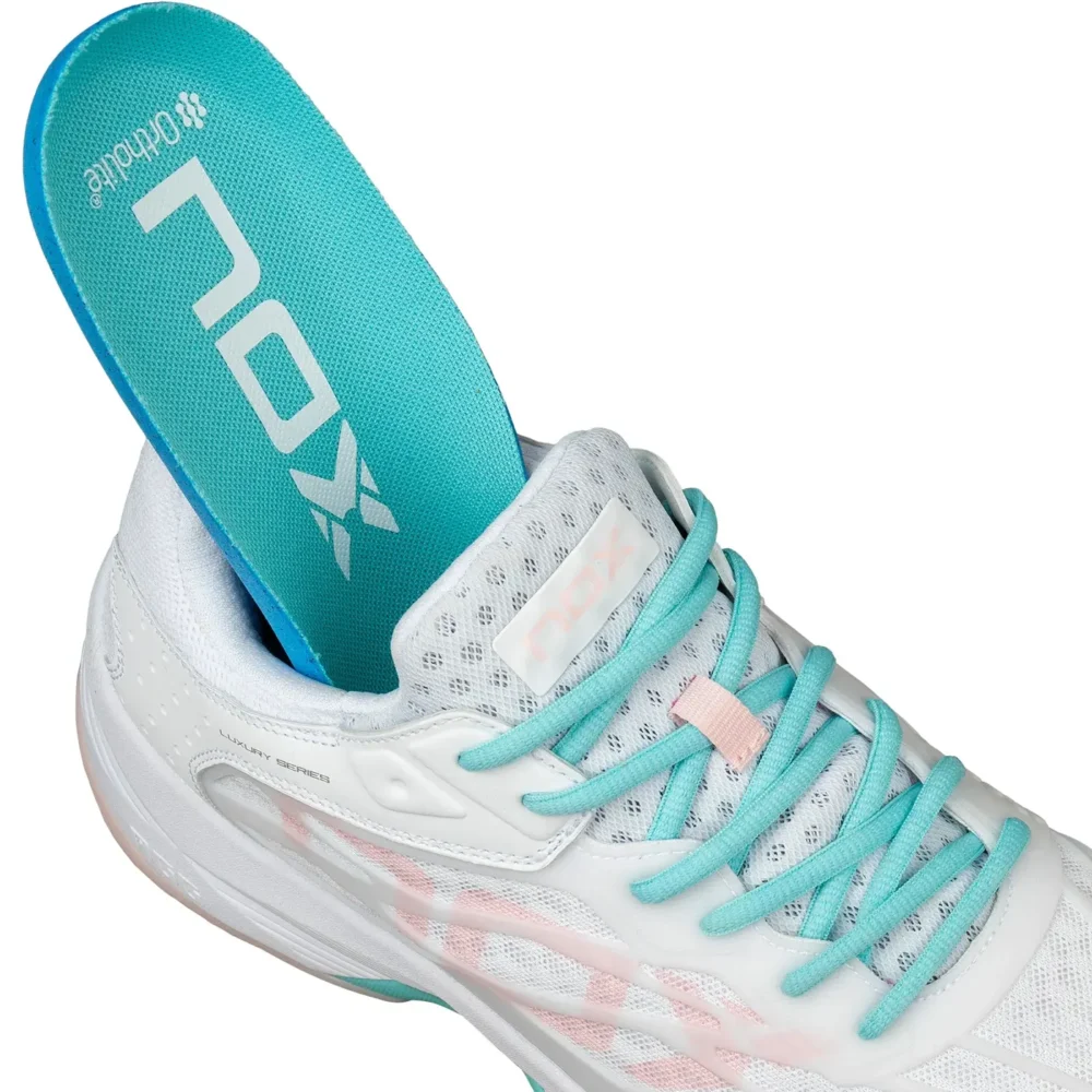 NOX AT10 LUX 2024 Padel Shoes White Potpurri 10