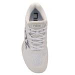 NOX AT10 LUX 2025 Padel Shoes White Grey 03