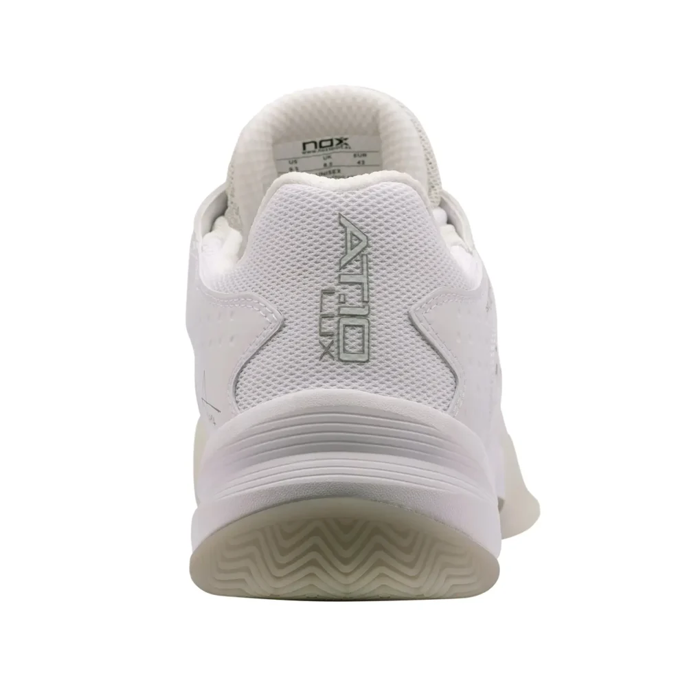 NOX AT10 LUX 2025 Padel Shoes White Grey 08