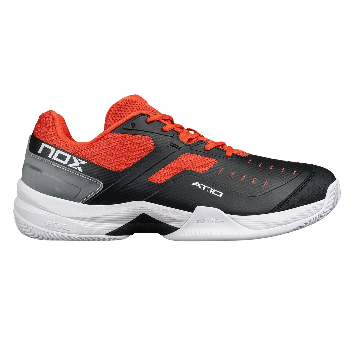 NOX AT10 PRO 2025 Padel Shoes Black Red 01 NOX AT10 PRO 2025 Padel Shoes Black Red 01