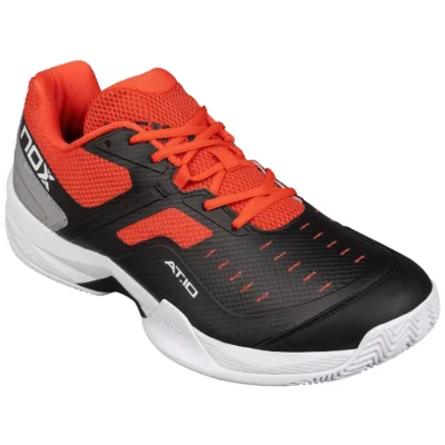 NOX AT10 PRO 2025 Padel Shoes Black Red 02