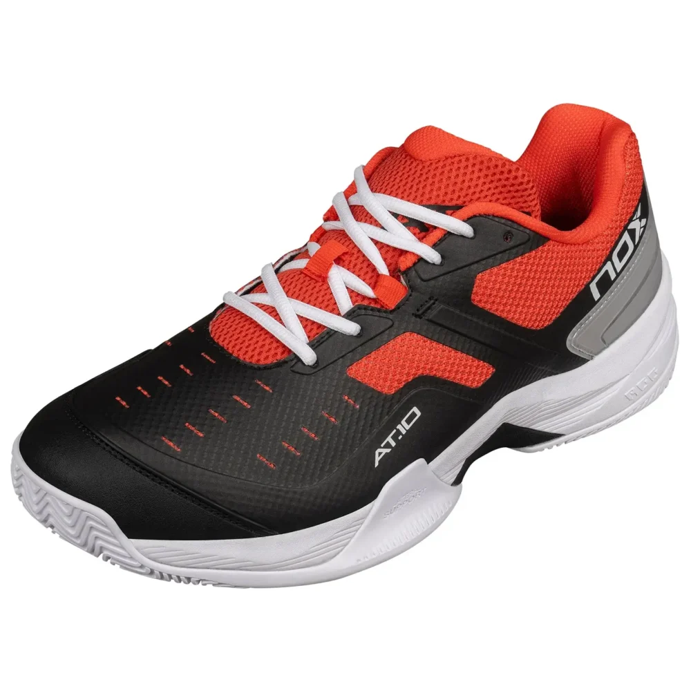 NOX AT10 PRO 2025 Padel Shoes Black Red 06