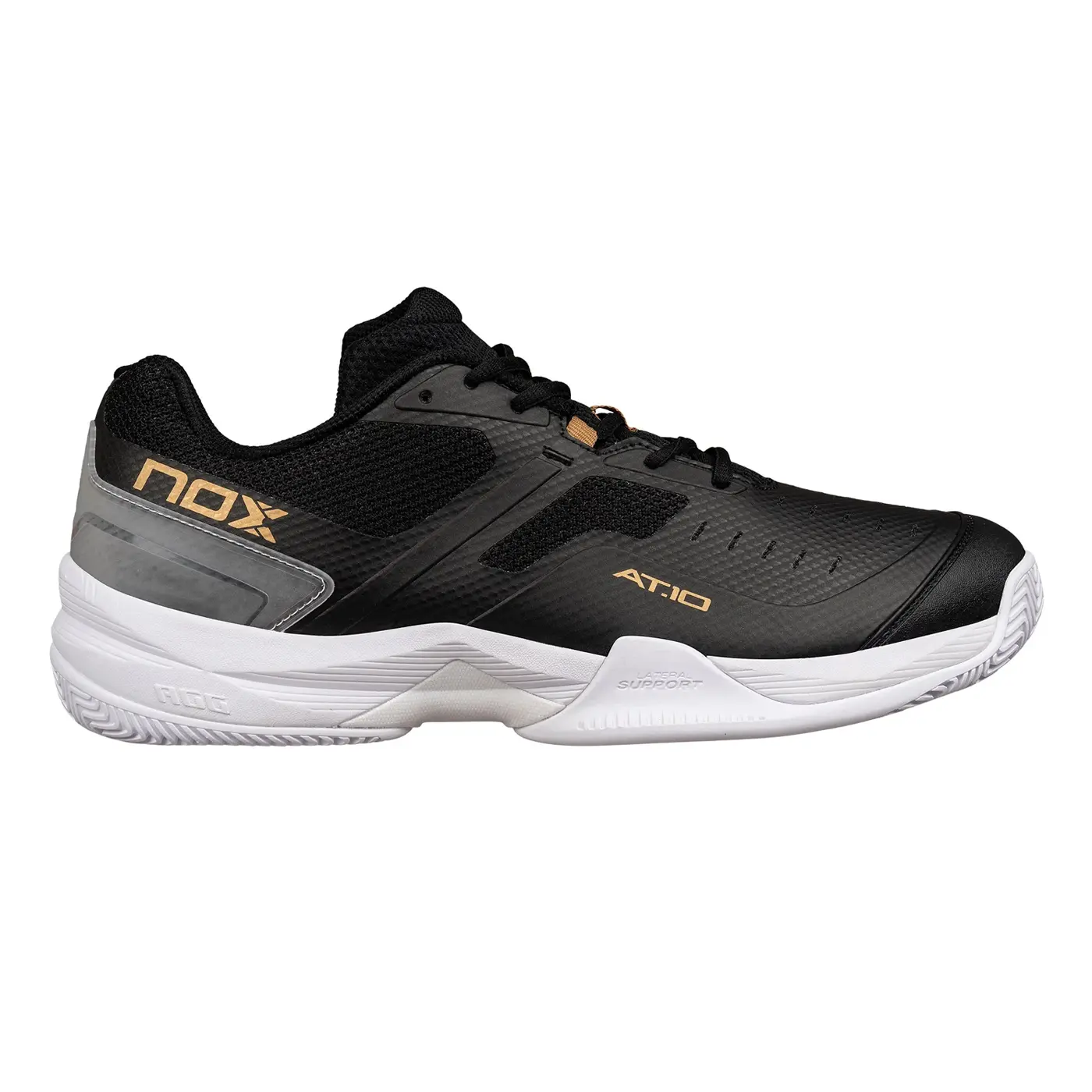 NOX AT10 PRO Padel Shoes 2025 Black Gold 01 NOX AT10 PRO Padel Shoes 2025 Black Gold 01