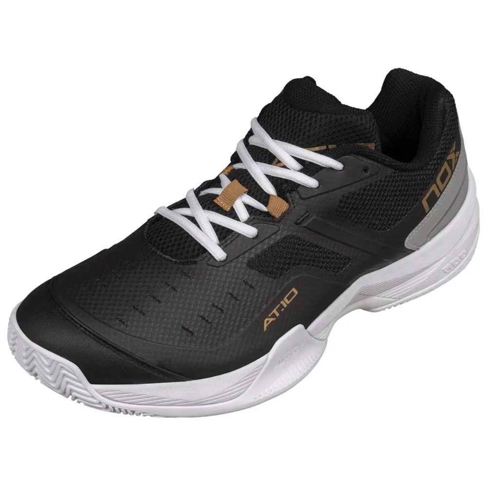 NOX AT10 PRO Padel Shoes 2025 Black Gold 08