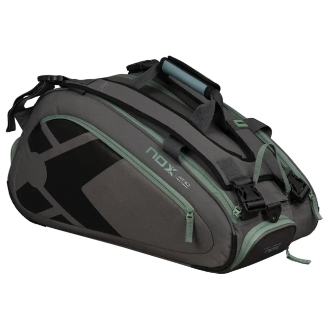NOX AT10 Team Padel Bag Grey Green 01