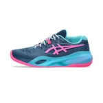 ASICS Gel-Resolution X Padel Shoes Mako Blue Hot Pink 01