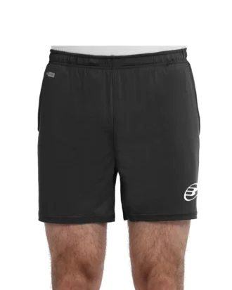 BULLPADEL Meis 25V Black Padel Short 01