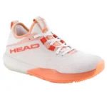 HEAD Motion Pro Women Padel Shoes White Coral 001