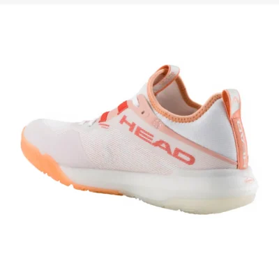 HEAD Motion Pro Women's Padel Shoes White Coral 03