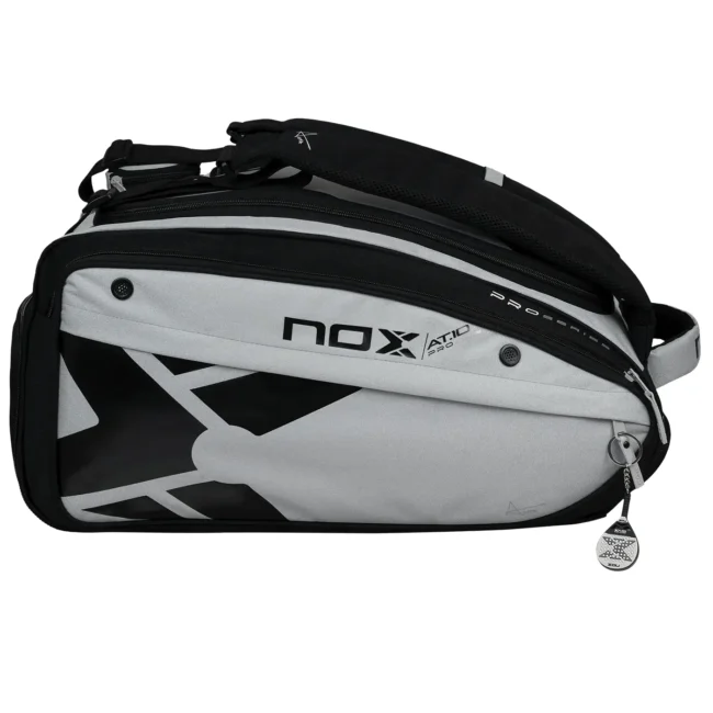 NOX AT10 Competition XL Compact Padel Bag Gris Negro 01