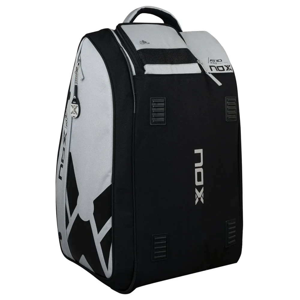 NOX AT10 Competition XL Compact Padel Bag Gris Negro 03