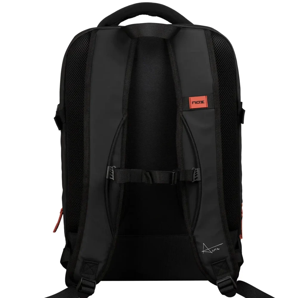 NOX Padel Backpack Luxury Open Series Black Red 03